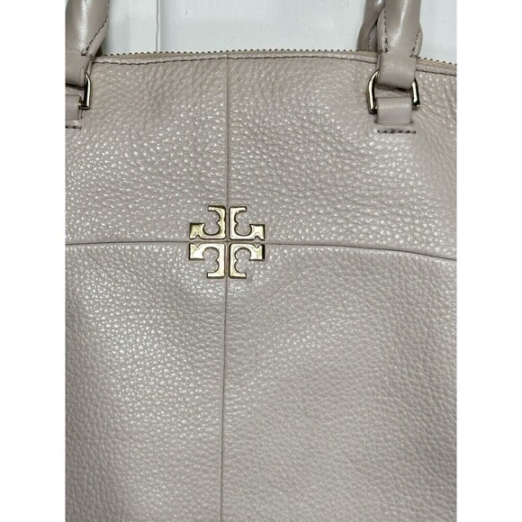 Tory Burch Purse Ivy Slouchy Satchel Bedrock Leather Expandable Bag -Miss STRAP - Picture 3 of 16